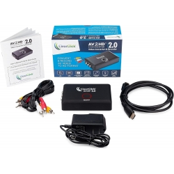 ClearClick AV2HD 2.0 konwerter i nagrywarka wideo AV RCA do HDMI